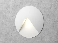 Белый круглый светильник для лестницы Integrator IT-750-White Белый круглый светильник для лестницы Integrator IT-750-White